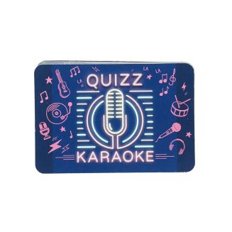 Jeu de 60 cartes quiz sur le thème du karaoké