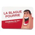 Jeu de blagues avec 50 cartes rouges et blanches pour des fous rires garantis