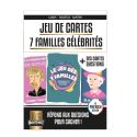 Jeu des 7 familles thème "Personnages de célébrités" multicolore + cartes questions incluses