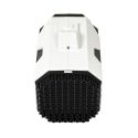 Pistolet à bulles Led rechargeables (32 trous) noir et blanc avec plateau et tube de savon (60 ml)
