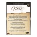 Jeu escape game en papier "La Rose Noire" au style vintage