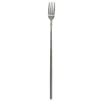 Fourchette télescopique extensible en inox argenté de 21 cm à 58 cm