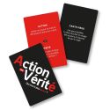 Jeu à boire action ou vérité avec 30 cartes, 1 roulette et 1 verre à shot inclus