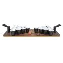 Jeu à boire bière pong version catapulte sur plateau avec 20 verres et 1 balle