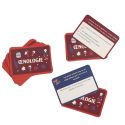 Jeu quiz œnologie de 40 cartes questions rouge et noir