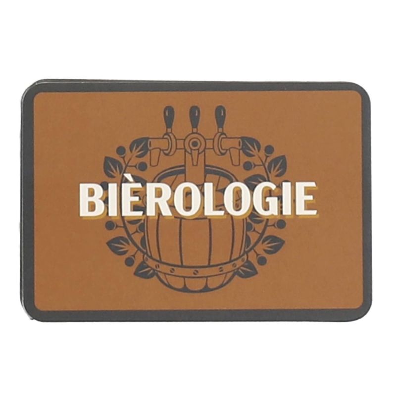 Jeu quiz bièrologie de 40 cartes questions marron et noir Jeu quiz bièrologie de 40 cartes questions marron et noir
