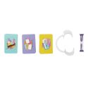 Jeu de 57 cartes quiz années 90/2000 avec 4 écarteurs de bouche et un timer