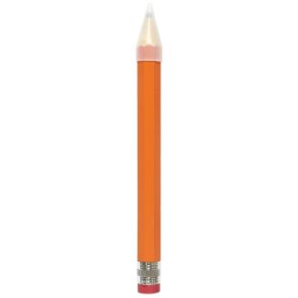 Crayon géant XXL de 36 cm avec gomme intégrée et capuchon transparent