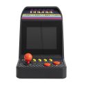 Mini borne d’arcade rétro duel 1vs1, noire avec 100 jeux classiques intégrés