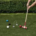 Jeu de croquet en bois pour 4 joueurs