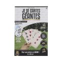 Jeu de 54 cartes géantes XXL étanches 10 x 18 cm