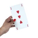 Jeu de 54 cartes géantes XXL étanches 10 x 18 cm