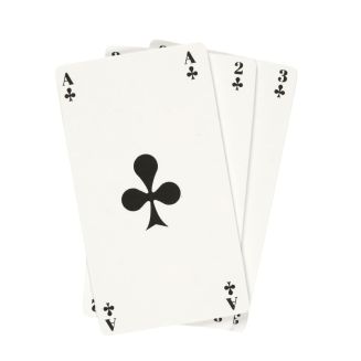 Jeu de 54 cartes géantes XXL étanches 10 x 18 cm