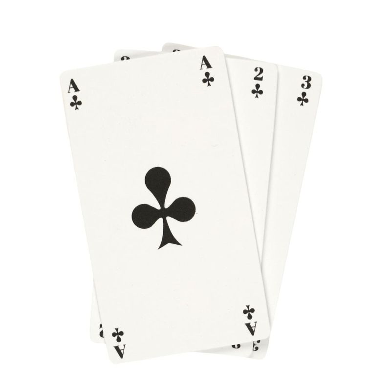 Jeu de 54 cartes géantes XXL étanches 10 x 18 cm Jeu de 54 cartes géantes XXL étanches 10 x 18 cm