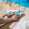 Pistolet à eau détachable 2 en 1 vert et blanc à piles