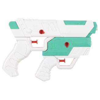 Pistolet à eau détachable 2 en 1 vert et blanc à piles