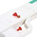 Pistolet à eau détachable 2 en 1 vert et blanc à piles