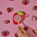 Porte-clés jeu magnétique kawaii fraise avec son stylet aimanté