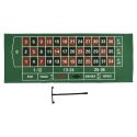 Jeu de roulette casino avec 100 jetons + roulette + râteau et tapis de jeu inclus