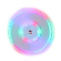 Dessous de bouteille LED à piles transparent lumineux en polymère
