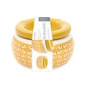 Cendrier en céramique style marocain blanc et doré ø8 cm