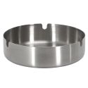 Cendrier en acier inoxydable argenté ø12cm