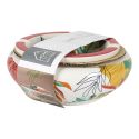 Cendrier XXL en céramique floral multicolore ø24cm