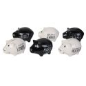 6 mini tirelires cochon semainier en céramique noire et blanche