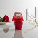 Bougie parfumée en forme de lampe d’amour (H12,5 cm) senteur rêve poudré