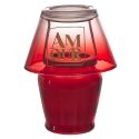Bougie parfumée en forme de lampe d’amour (H12,5 cm) senteur rêve poudré