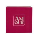 Coffret cadeau bougie 3 mèches senteur rêve poudré collection amour