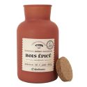 Bougie teracotta parfumée avec couvercle en liège (H27 cm) senteur bois épicé