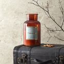 Bougie XXL en verre marron parfum amande (H25cm)