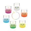 Bougie électrique citronnelle à piles avec 6 couleurs changeantes