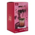 Bougie parfumée avec carousel de coeur (H16 cm) collection amour senteur rêve poudré