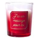 Coffret 6 bougies amour parfums musc blanc, orchidée blanche et rêve poudré