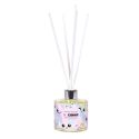 Coffret 1 bougie et un diffuseur d'ambiance kawaii parfums guimauve et vanille
