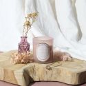Coffret DIY fabrication 1 bougie parfumée à la rose avec bijou surprise
