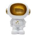Vide-Poche astronaute en polyrésine blanc et dorée