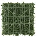 Mur végétal artificiel feuillage en polyéthylène vert 50x50cm
