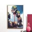 Tableau de décoration murale 60x90cm coloré paysages californiens