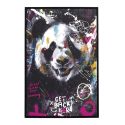 Tableau de décoration murale 60x90cm coloré pop art portrait panda
