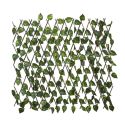 Treillis artificiel feuillage en polyéthylène vert 180x90cm