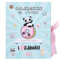 Calendrier de l'avent kawaii avec bougies parfumées et petits cadeaux