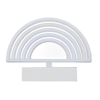 Lampe led effet neon décorative arc-en-ciel sur piles