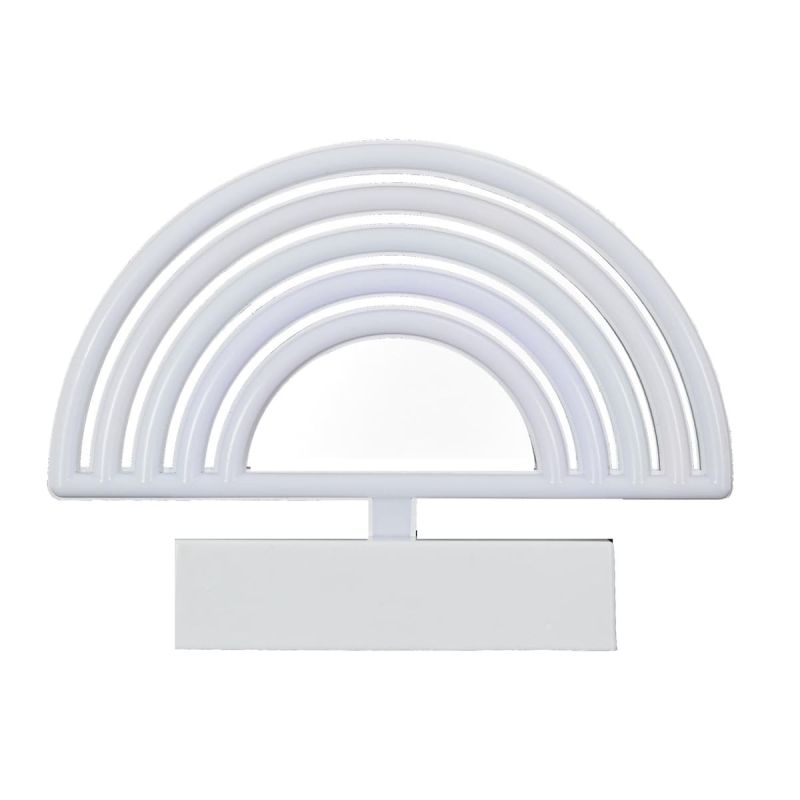 Lampe led effet neon décorative arc-en-ciel sur piles Lampe led effet neon décorative arc-en-ciel sur piles