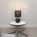 Lampe à poser céramique noir (H25cm)