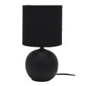 Lampe à poser céramique noir (H25cm)