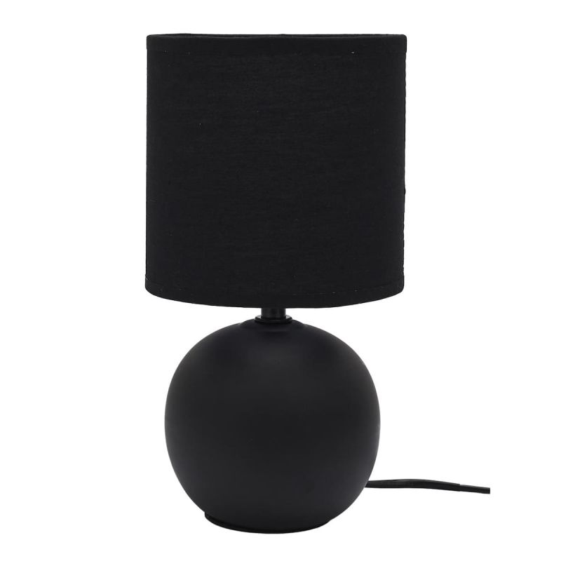 Lampe à poser céramique noir (H25cm)
