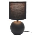 Lampe à poser céramique noir (H25cm)